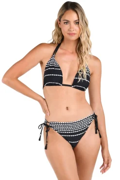 La Blanca Triangle|Halter-City Lights Triangle Bikini Top