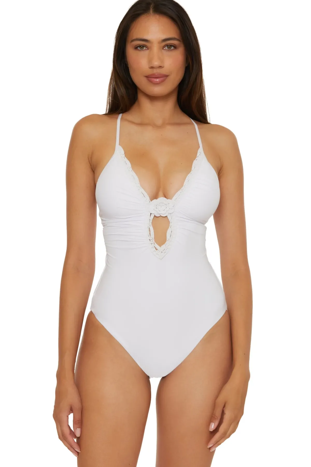 Becca by Rebecca Virtue Plunge|One Pieces-Clare One Piece Swimsuit