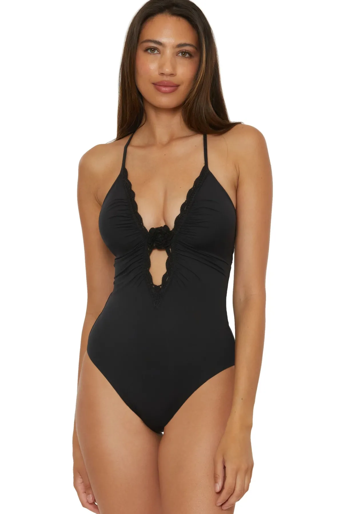 Becca by Rebecca Virtue Plunge|One Pieces-Clare One Piece Swimsuit