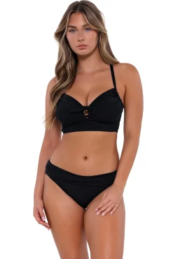 Sunsets Bralette|Bikinis-Colette Underwire Bralette Bikini Top (D+ Cup)