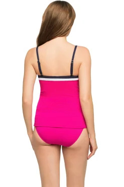 Tommy Bahama Bandeau|Tankinis-Colorblock Bandini Molded Bandeau Tankini Top