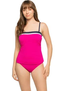 Tommy Bahama Bandeau|Tankinis-Colorblock Bandini Molded Bandeau Tankini Top