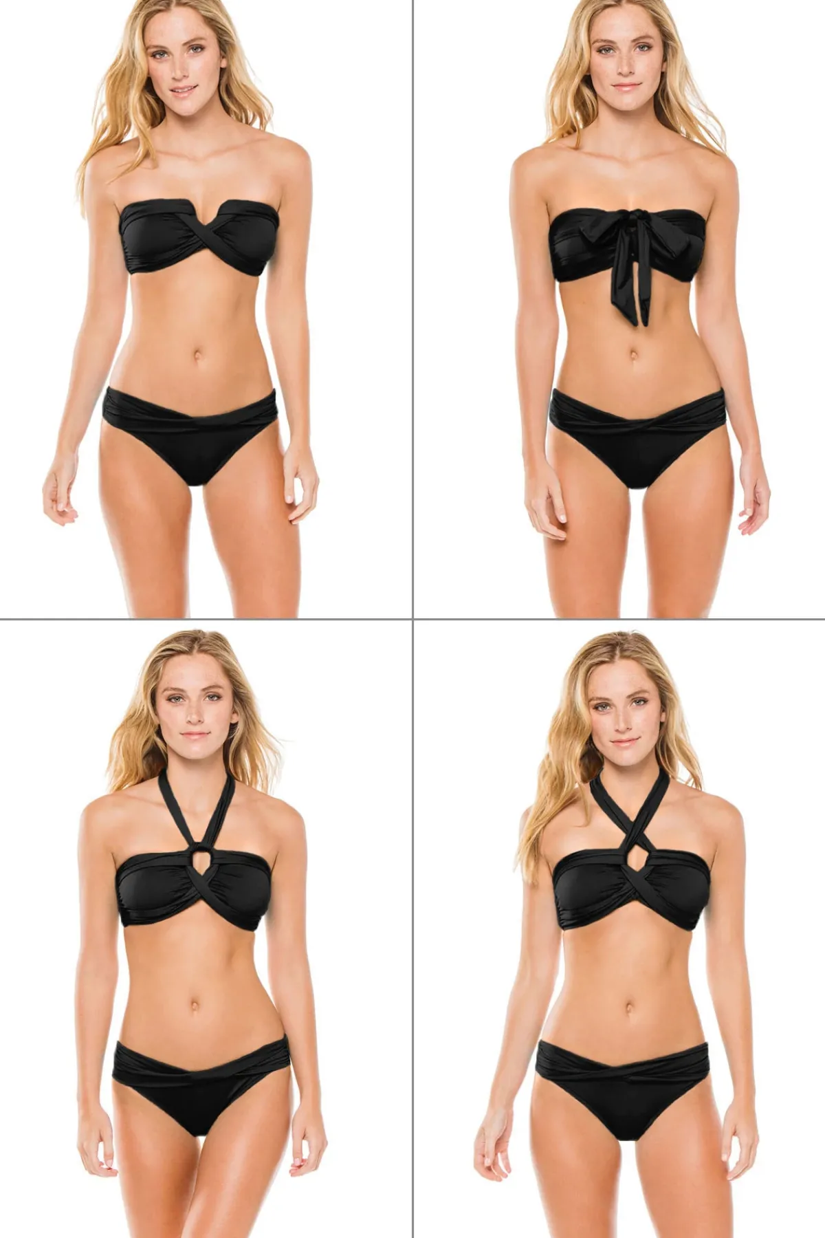Seafolly Bandeau|Bikinis-Convertible Bandeau Bikini Top