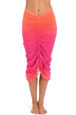 Sunshine 79 Bottoms-Convertible Midi Cover Up Skirt