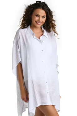 La Blanca Sundresses-Convertible Shirt Dress