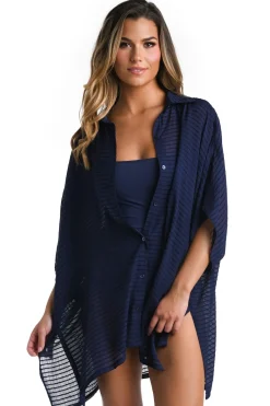 La Blanca Sundresses-Convertible Shirt Dress