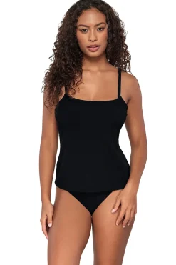 Pacifica by Sunsets Tank|Tankinis-Coralie Convertible Strap Tankini Top (D+ Cup)