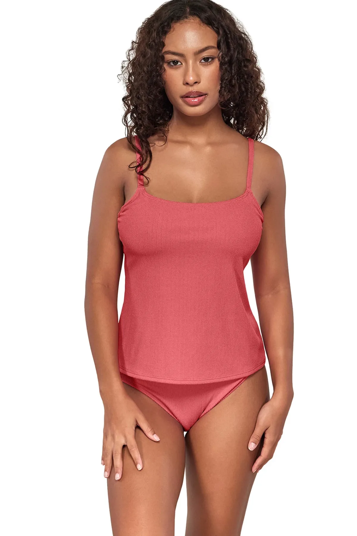 Pacifica by Sunsets Tank|Tankinis-Coralie Convertible Strap Tankini Top (D+ Cup)