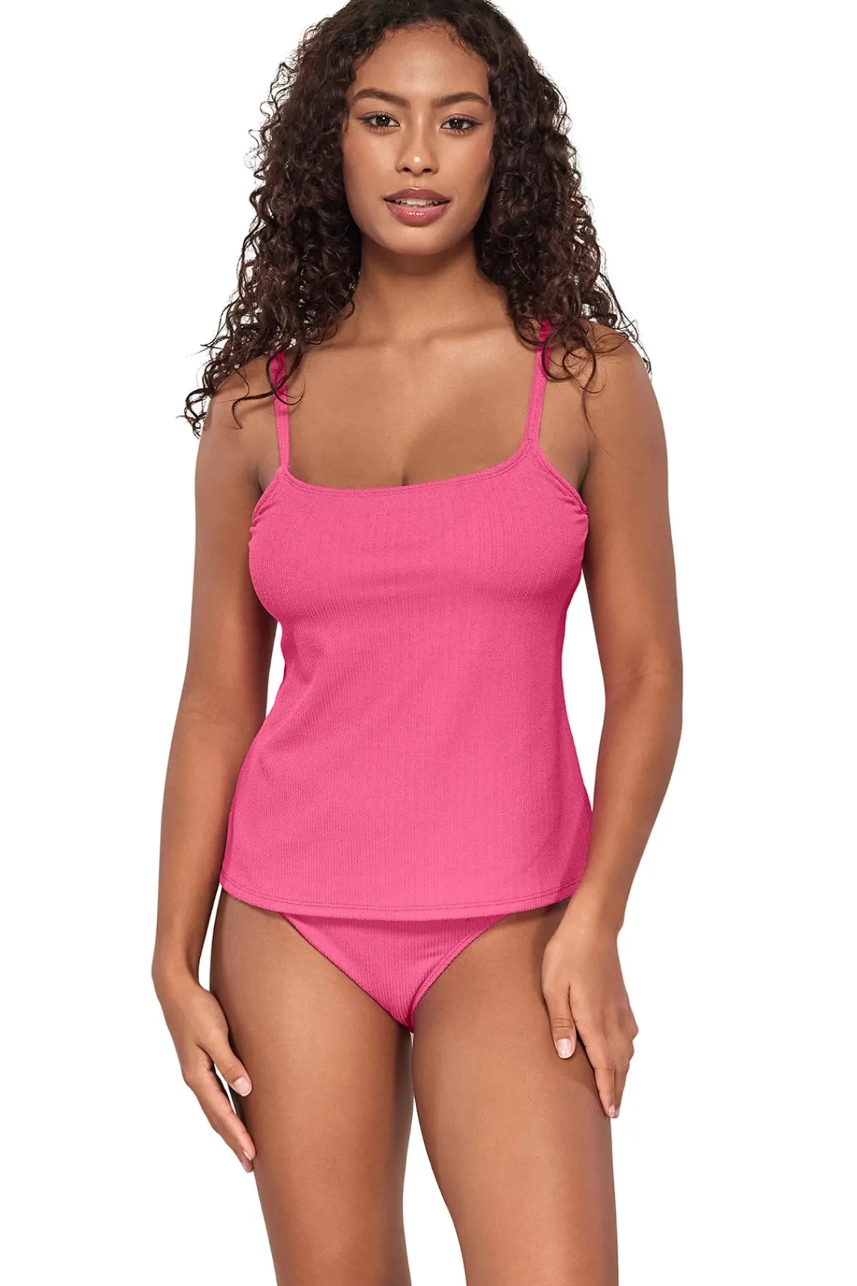 Pacifica by Sunsets Tank|Tankinis-Coralie Convertible Strap Tankini Top (E-H Cup)