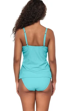 Sunsets Tank|Tankinis-Coralie Convertible Strap Tankini Top (E-H Cup)