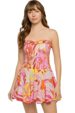 Poupette St Barth Sundresses-Cory Strapless Mini Dress