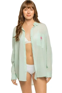 Surf Gypsy Shirt Dresses-Cotton Boyshirt