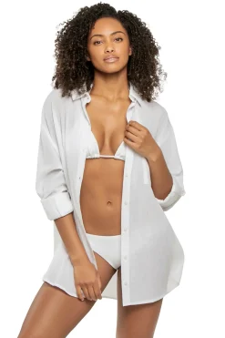 Surf Gypsy Shirt Dresses-Cotton Boyshirt