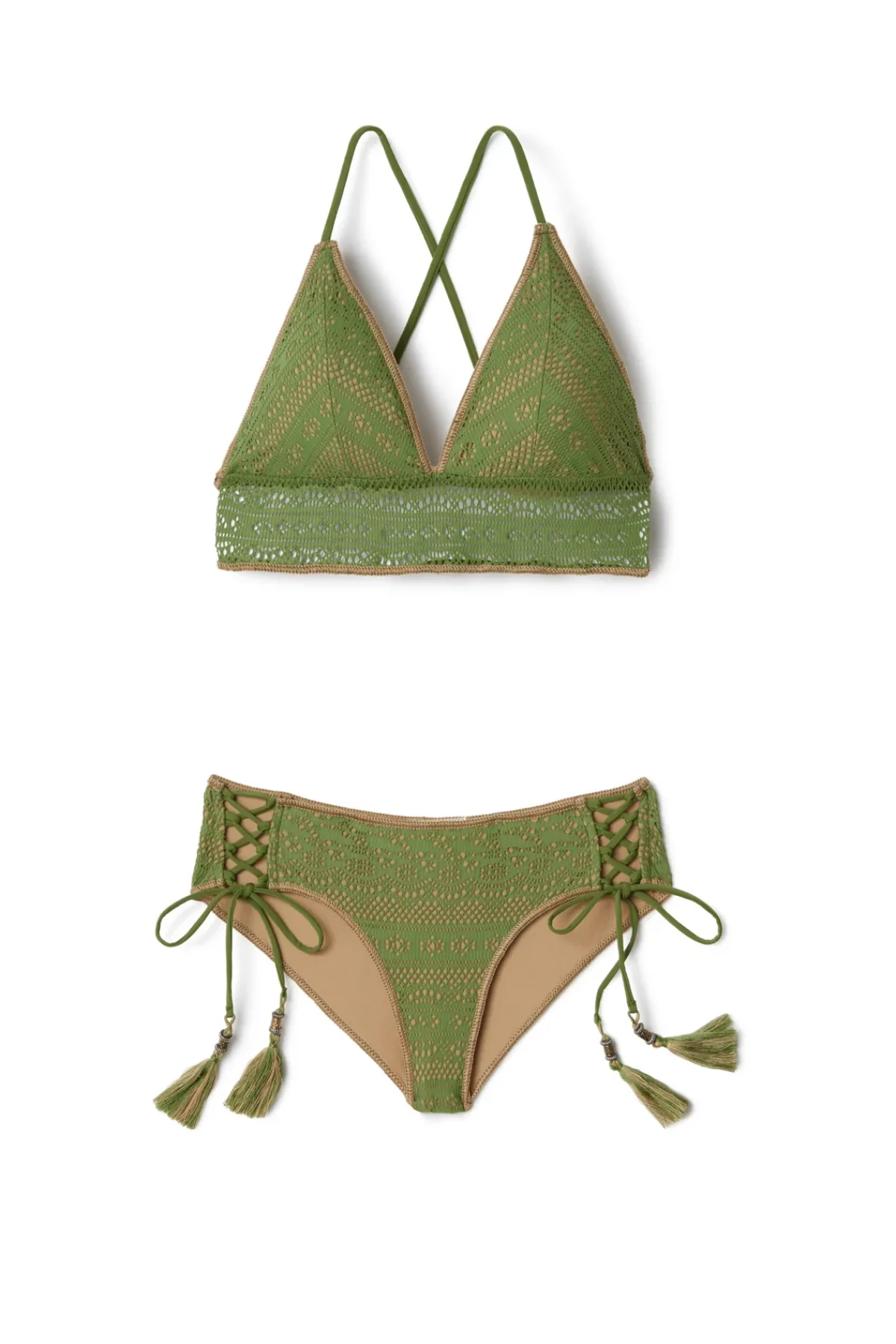 Becca by Rebecca Virtue Triangle|Bikinis-Crochet Bikini Top
