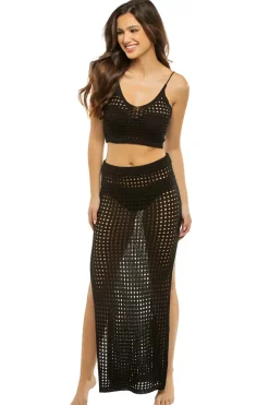 Elan Matching Sets|Tops-Crochet Crop Top