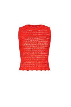 PQ Swim Tops-Crochet Crop Top