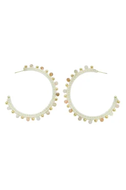 Frill Jewelry-Crochet Hoop Earrings
