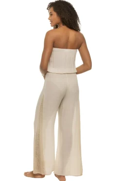 Elan Bottoms|Jumpsuits / Rompers-Crochet Jumpsuit