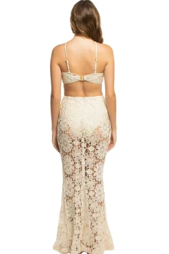 PatBo Sundresses-Crochet Lace Cutout Maxi Dress