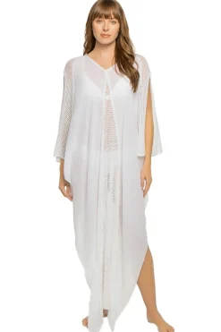 Elan Caftans-Crochet Long Sleeve Caftan