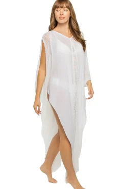 Elan Caftans-Crochet Long Sleeve Caftan