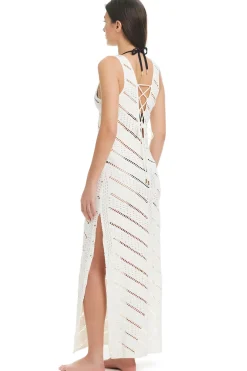 Red Carter Sundresses-Crochet Maxi Cover Up Dress