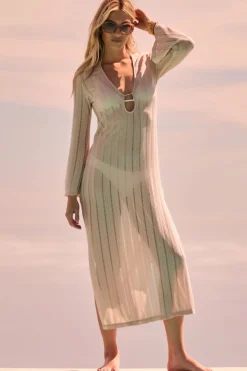 Trina Turk Sundresses-Crochet Maxi Dress