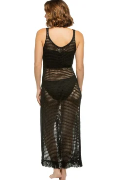 Surf Gypsy Sundresses-Crochet Midi Dress