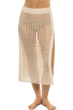 My Beachy Side Matching Sets|Bottoms-Crochet Midi Skirt