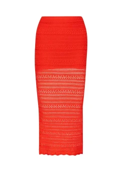 PQ Swim Bottoms-Crochet Midi Skirt