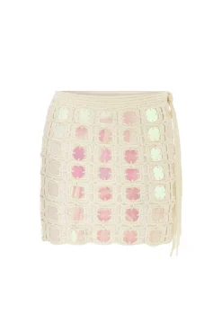 My Beachy Side Matching Sets|Bottoms-Crochet Mini Skirt