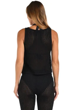 Sunshine 79 Matching Sets|Tops-Crochet Tank Top