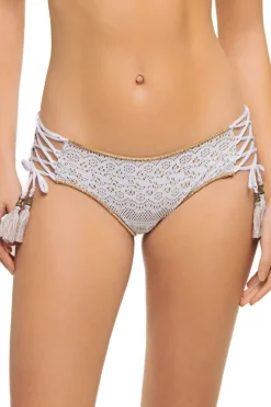 Becca by Rebecca Virtue Tie Side|Hipster-Crochet Tie Side Hipster Bikini Bottom