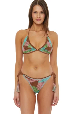 Isabella Rose Triangle|Halter-Crochet Triangle Bikini Top