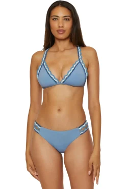 Lucky Brand Triangle|Bikinis-Crossback Bikini Top