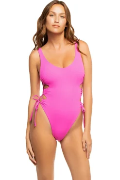 Summerful High Leg|Tank-Curacao One Piece Swimsuit