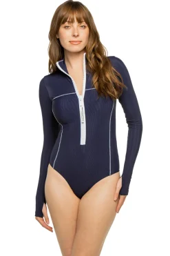 Watskin High Neck|Plunge-Danielle Ribbed Bodysuit