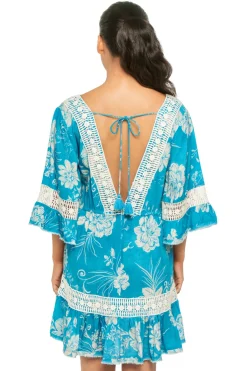 Z & L Europe Sundresses-Deep V-Neck Mini Dress