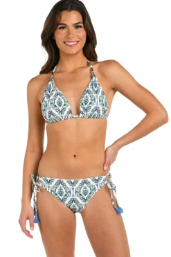 La Blanca Triangle|Halter-Deja- Halter Bikini Top