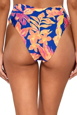 Swim Systems High Leg|High Waist-Delfina V Front High Waist Bikini Bottom