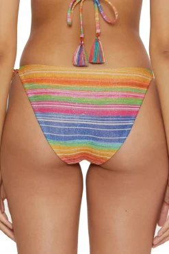 Becca by Rebecca Virtue Tie Side|Hipster-Demi Reversible Tie Side Hipster Bikini Bottom