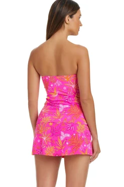 Bleu Rod Beattie Halter|Bandeau-Desert Bloom Bandeau Tankini Top