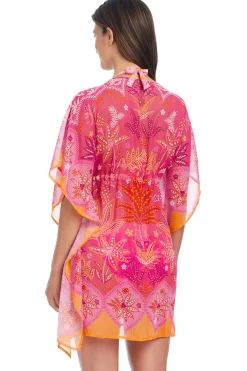 Bleu Rod Beattie Caftans-Desert Bloom Chiffon Caftan