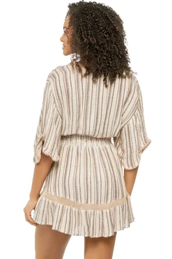 Surf Gypsy Sundresses-Desert Stripe Mini Dress