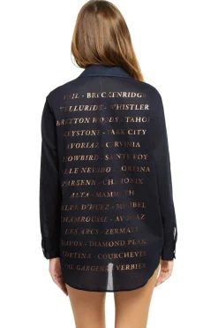 Sundry Shirt Dresses-Destinations Oversized Shirt Dress