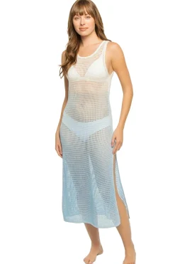 Surf Gypsy Sundresses-Dip Dye Crochet Midi Dress