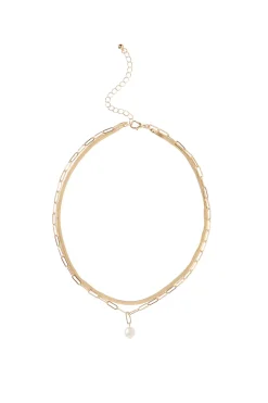 Cara Couture Jewelry-Double Chain Necklace
