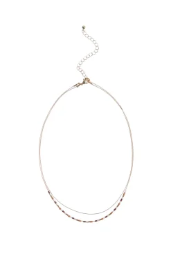 Nova Jewelry-Double Row Beaded Necklace