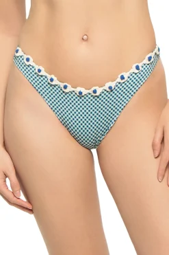 Frankies Bikinis High Leg|Brazilian / Cheeky-Dove Brazilian Bikini Bottom