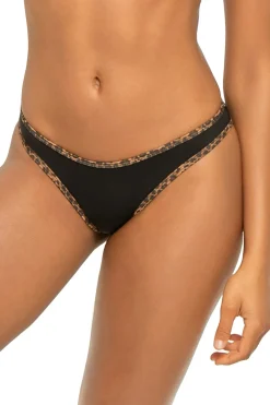Frankies Bikinis X Bella Hadid High Leg|Brazilian / Cheeky-Dove High Leg Bikini Bottom